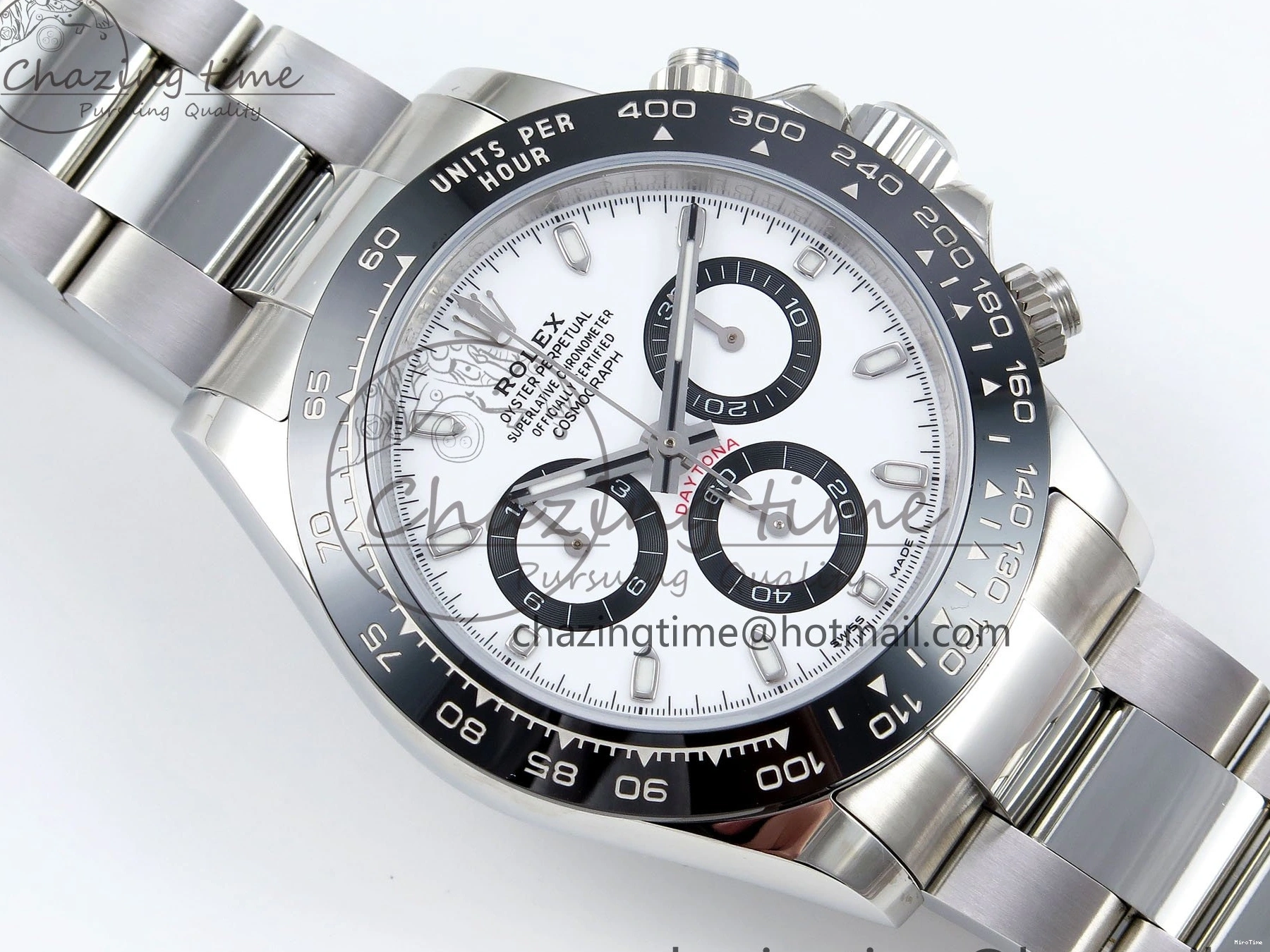 MiroTime 0522 DailyWear Daytona 116500 VRF 1:1 Best Edition White Dial on SS Bracelet A7750 V 1646